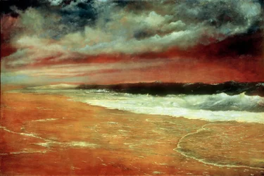 Später Nachmittag am Meer [Die rote Welle]